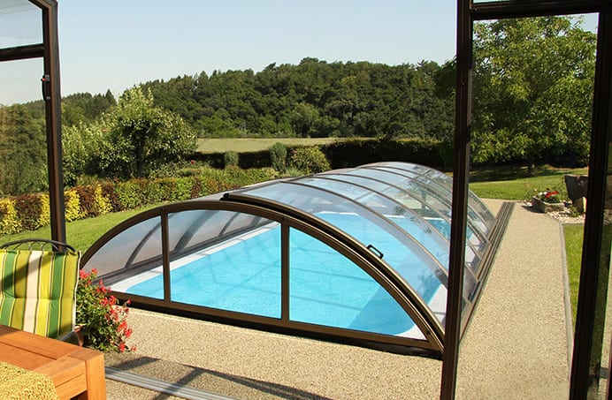klasik clear pool enclosure