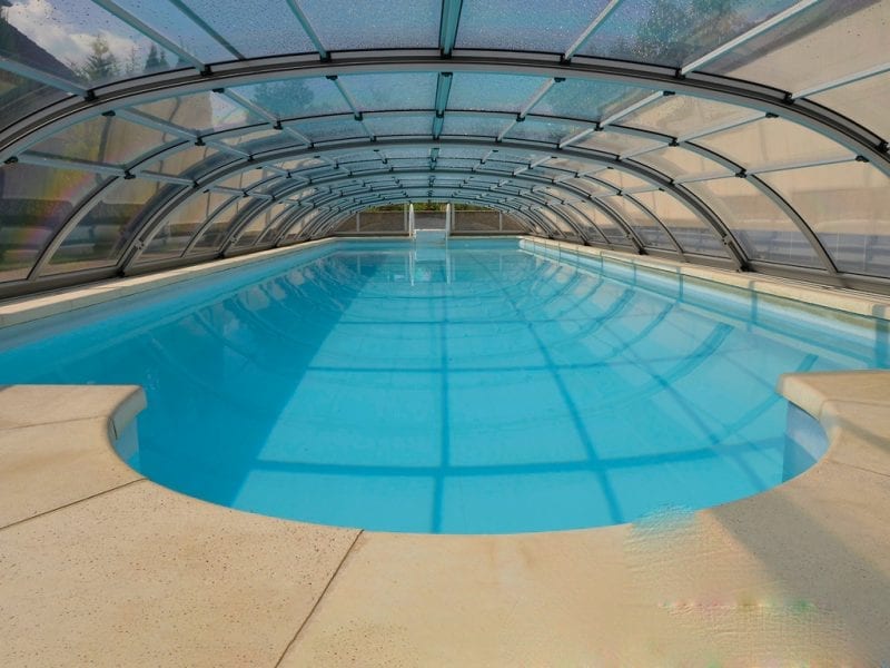 dallas b silver elox retractable pool enclosure
