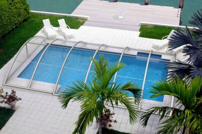 klasik smart b retractable swimming pool enclosure - cheap pool enclosure 2