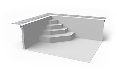 Dura Polymer PLUS Pool Staircases and Steps