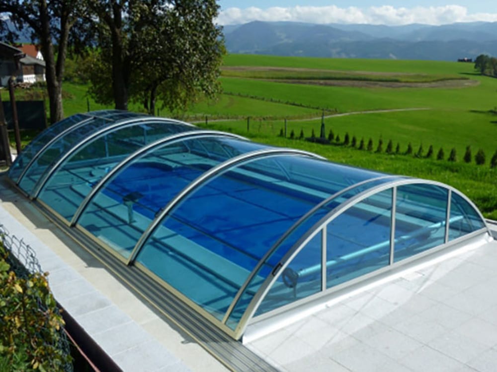 telescopic swimming pool enclosures and domes - united kingdom sales