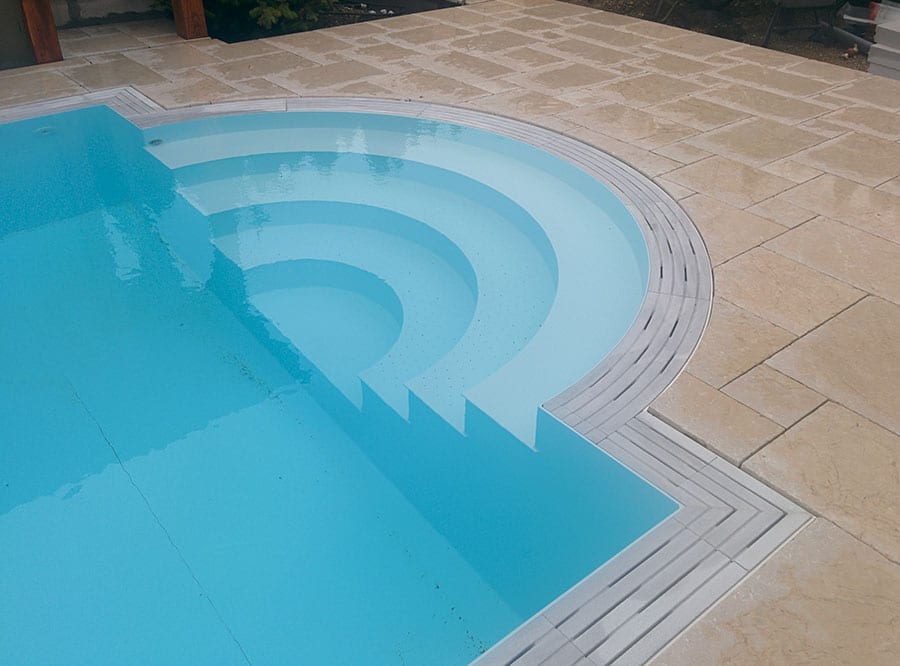 Dura Polymer Plus unique overflow strong one-piece swimming pool g5