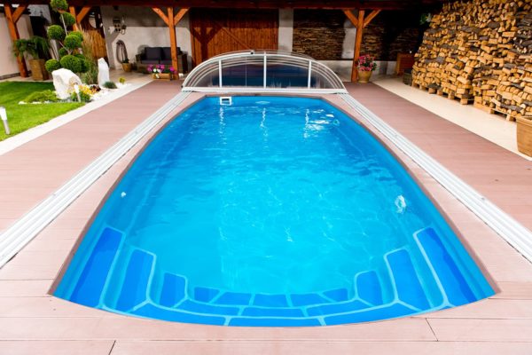 coral orion glass-composite pool