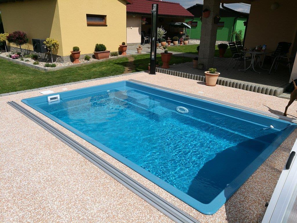 coral smart glass composite pool