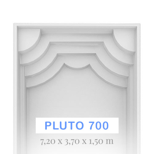 pluto 700 7.2 x 3.7 x 1.5m