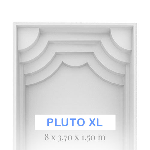 pluto xl 8 x 3.7 x 1.5m with roller and cover option