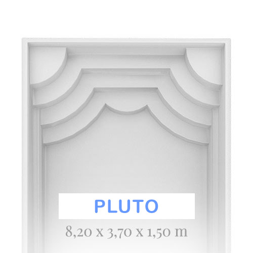 pluto fibreglass pool 8.2 x 3.7 x 1.5m
