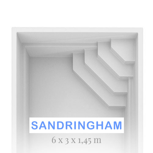 Sandringham I Small Pool: 6 x 3 x 1.45m