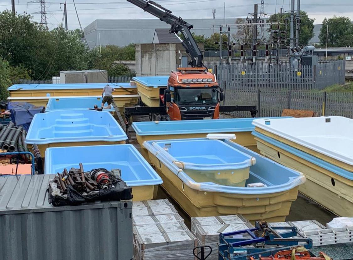POOL-STORAGE YARD