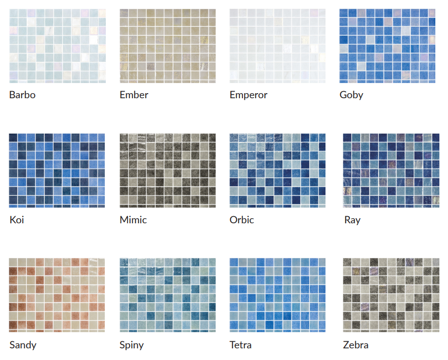 Mosaic Tile Colour Choices