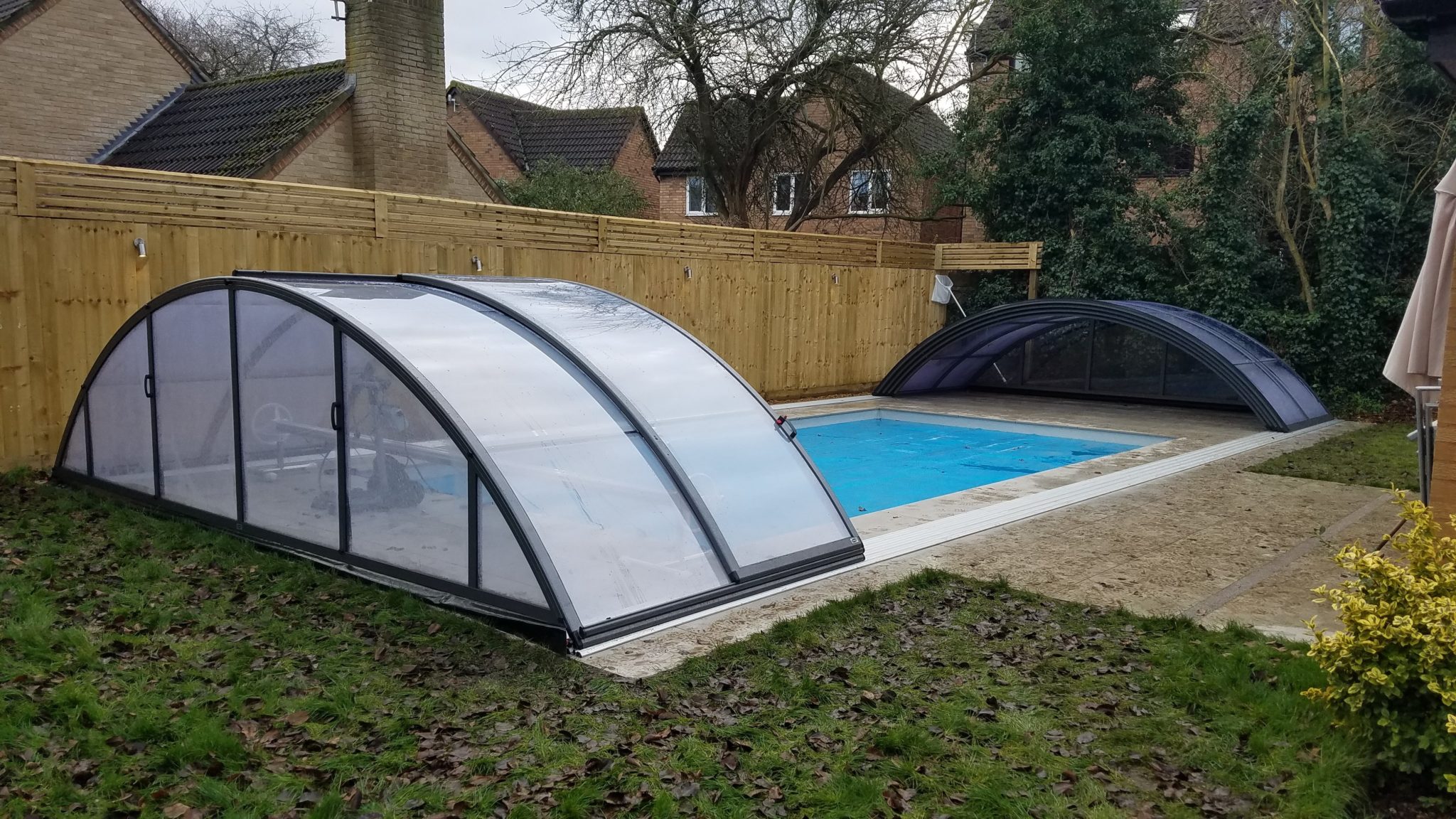 in ground pool enclosure