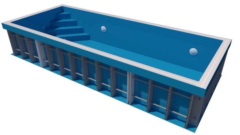 Dura Polymer Overflow Premium Pool Shell