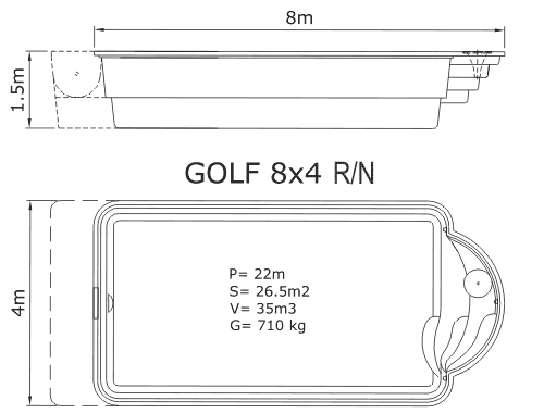 golf 8x4 r/n