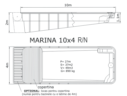 marina 10x4 r/n